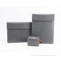 Knead Texture Kraft Gray Case Laptop IPad Bag Computer Sleeve